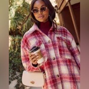 20. Nordstrom Avec Les Filles Plaid Oversized Shacket